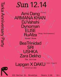 Tarka Anniversary Party