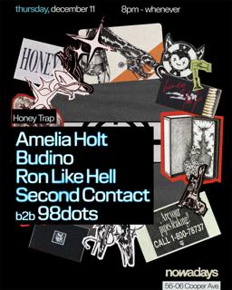 Honey Trap: Amelia Holt, Budino, Ron Like Hell, Second Contact B2B 98Dots