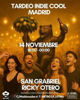 Tardeo Indie Cool Madrid: San Gabriel Dj, Ricky Otero