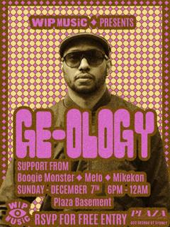 Wip Music Presents Ge-Ology (Nyc)