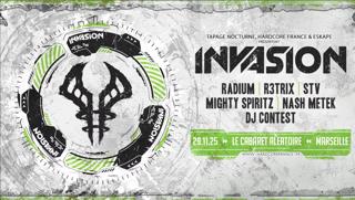Invasion W/ Radium, Nash Metek, R3Trix & More