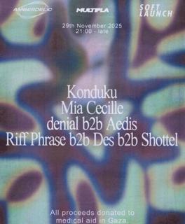 Soft Launch X Amberdelic: Fundraiser For Medical Aid In Gaza