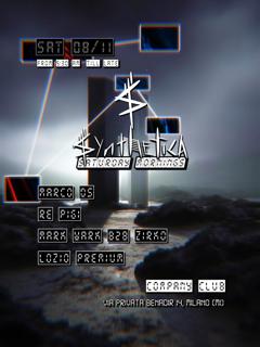 Synthetica • Saturday Mornings At Company • With Mark Wark, Re Pigi, Zirko, Marco Ds & Lozio