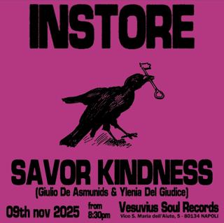 Vesuvius Soul Records Instore With Savor Kindness