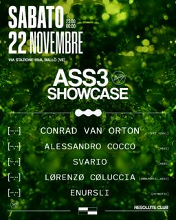 Ass3 Showcase - W/Conrad Van Orton, Alessandro Cocco, Svario, Lørenzø Cøluccia, Enursli
