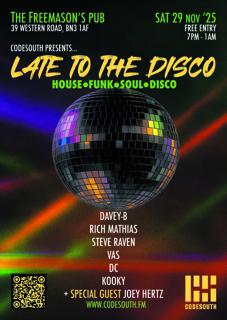 Codesouth Presents Late To The Disco