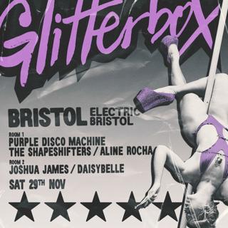 Glitterbox Bristol: Purple Disco Machine, The Shapeshifters, Aline Rocha