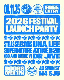 Green Island Festival 2026 Launch Party