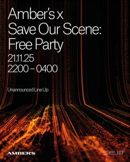 Amber'S X Save Our Scene: Free Party