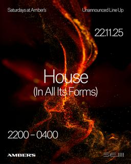 Saturday'S At Amber'S - House (In All Its Forms)