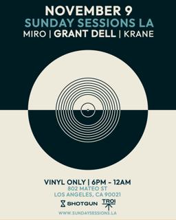 Grant Dell @ Sunday Sessions La (Vinyl Only) Open-Air
