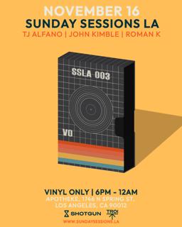 Sunday Sessions La (Vinyl Only) Open-Air