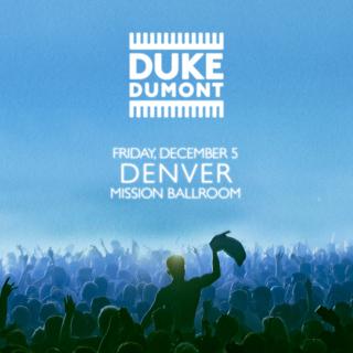 Duke Dumont At Mission Ballrom