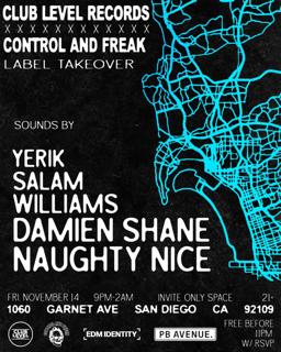 Club Level Records X Control And Freak Label Takeover