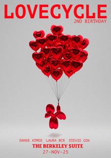 Lovecycle @ The Berkeley Suite: Laura Bcr, Danse Atmos & Stevie Cox