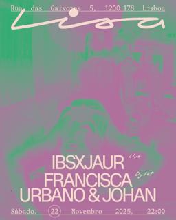 Sala Lisa: Ibsxjaur (Live), Johan & Francisca Urbano