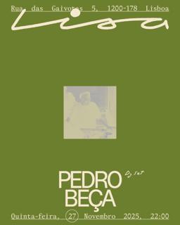 Sala Lisa: Pedro Beça