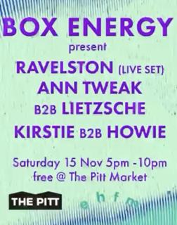 Box Energy At The Pitt