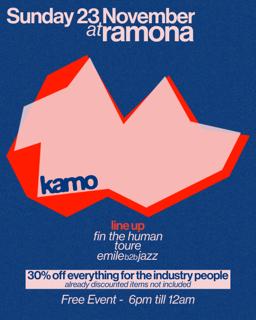 Kamo At Ramona - Free Tickets
