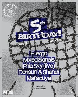Steam Radio 5Th Birthday: Donsurf, Sharari, Maracuya, Phia Sky, Mixed Signals & More