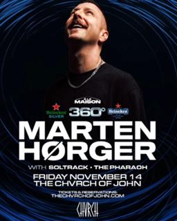A La Maison Presents Marten Hørger 360° - Fri Nov 14 [Edmonton]