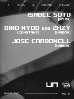 Unison X Constanz Present: Isabel Soto (Berlin)