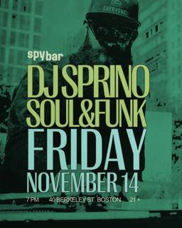 Dj Sprino: Soul, Funk, & Disco