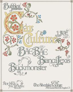 Bubbles Presents: Car Culture (Live) And Friends