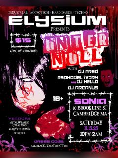Elysium Presents Unter Null