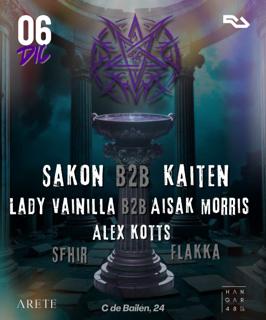 Arete: Sakon, Kaiten, Lady Vainilla, Aisak Morris, Alex Kotts, Sfhir, Flakka