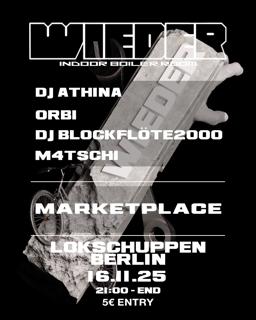 Wieder: Boiler Room Setup + Marketplace