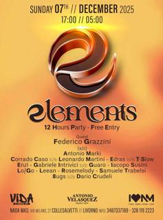 Elements - 12 Hours Party - Free Entry