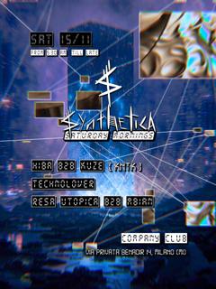 Synthetica • Saturday Mornings At Company • W/Hiba,Kuze, Resa Utopica, Mbian, Technolover