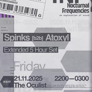 Nocturnal Frequencies: Spinks B2B Atoxyl