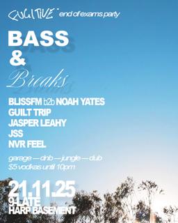 Fugitive Presents: Bass And Breaks - 21.011.25 At Harp Hotel Basement