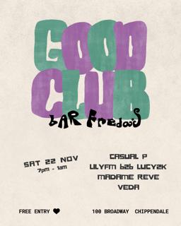 Good Club X Bar Freda'S