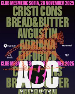 Abc + Metronome Pres. Cristi Cons + More At Club Mesmeric