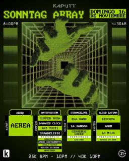 Aerea / Surfer Rosa / Damaged Clock / Saradelirio / Ela Vann (...)