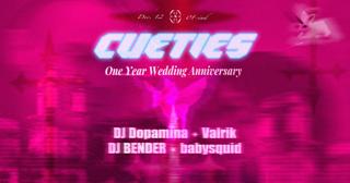 Cueties: One Year Wedding Anniversary At Den Anden Ende