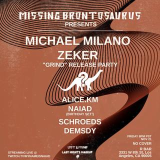 Missing Brontosaurs: 'Grind' Release Party