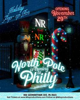 North Pole Pop-Up At Newsroom Philadelphia - Holiday Speakeasy