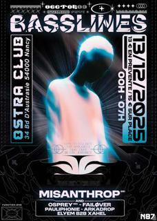 N87 Présente: Basslines With Misanthrop, Osprey, Failøver
