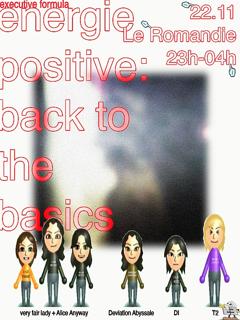 Énergie Positive - Back 2 Basics Par Executive Formula
