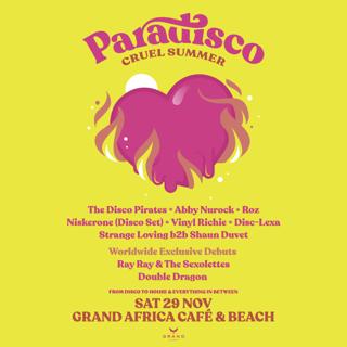 Paradisco - Cruel Summer - 29 November 2025