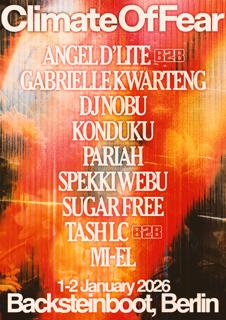 Climate 26 Hours: Dj Nobu, Angel D'Lite B2B Gabrielle Kwarteng, Pariah