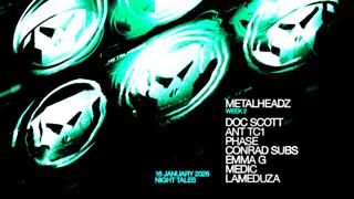Metalheadz Residency: Doc Scott, Ant Tc1, Phase, Conrad Subs + More