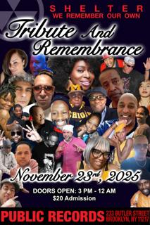 Shelter Tribute & Rememberance