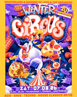 Wooferland, Summer Of Love & The Beginning Pres. 'Het Wintercircus' 10 Year Anni On Thuishaven
