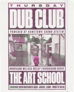Dub Club: Hurricane Melissa Jamaica Fundraiser