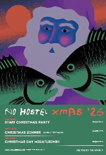 Christmas Eve At Rio Hostel